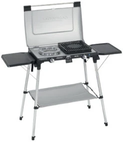 Campingaz 600-SG Two Burner Stove With Stand And Griddle Plates