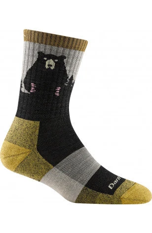 Darn Tough 1970 Bear Town Wms Micro Crew Light Cushion Oatmeal 1 Darn Tough 1970 Bear Town Wms Micro Crew Light Cushion Oatmeal