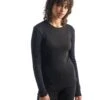 Icebreaker Womens Merino 175 Everyday Long Sleeve Crewe Thermal.