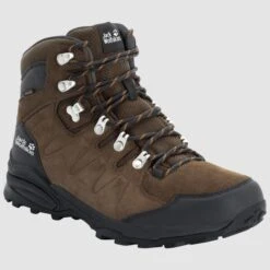 Jack Wolfskin Refugio Texapore Mid Boot Mens Brown Phantom