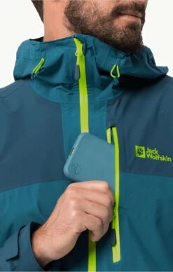 Jack Wolfskin Go Hike Jacket Mens Blue Haze -Outdoor Camping Equipment Store JackWolfskinGoHikeJacketMensBlueHazePocket