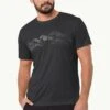 Jack Wolfskin Peak Graphic Tee Mens Phantom