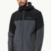 Jack Wolfskin Weiltal 2 Layer Jacket Mens Ebony