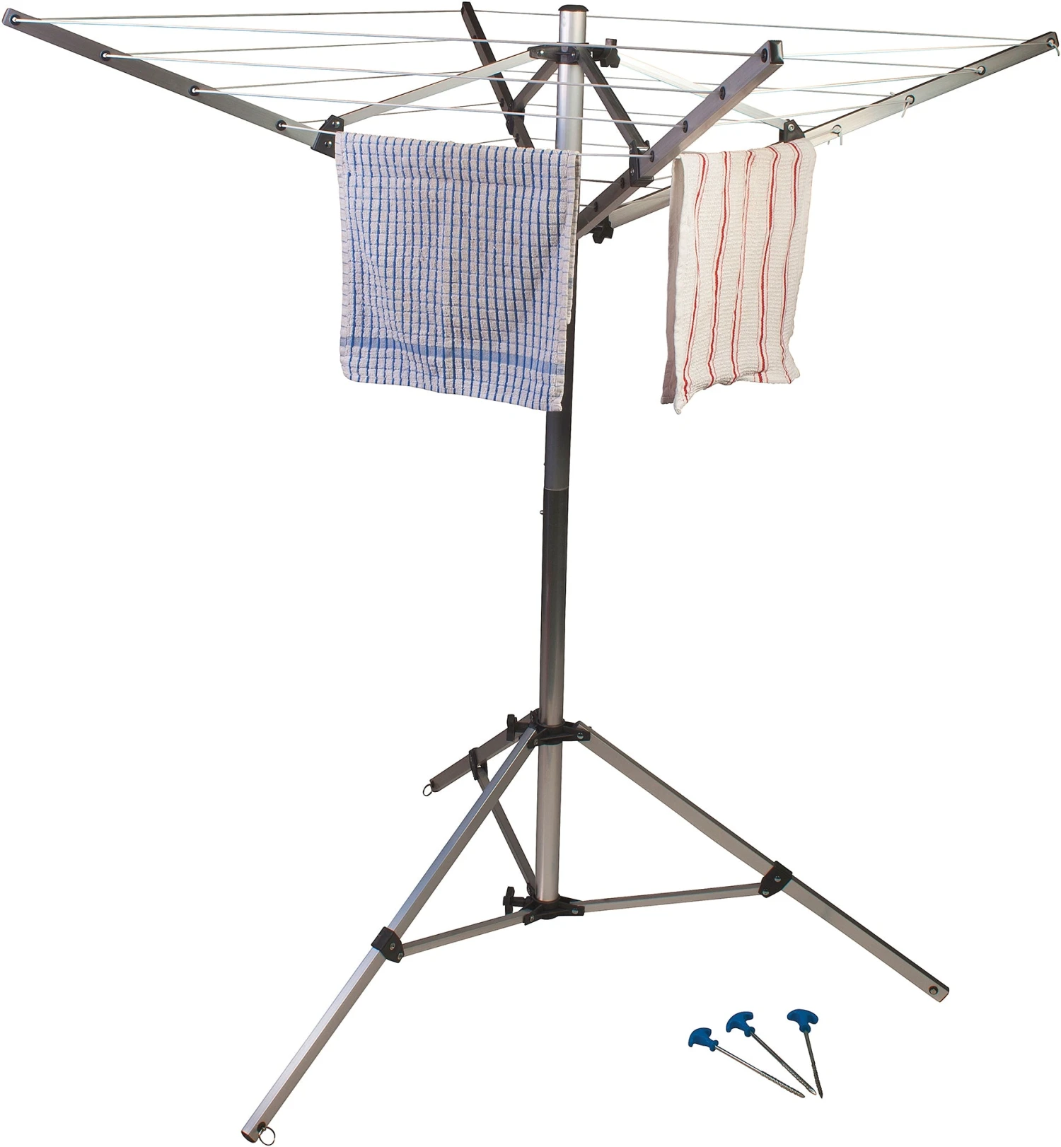 Kampa Rotary 4 Arm Washing Line 1 Kampa Rotary 4 Arm Washing Line
