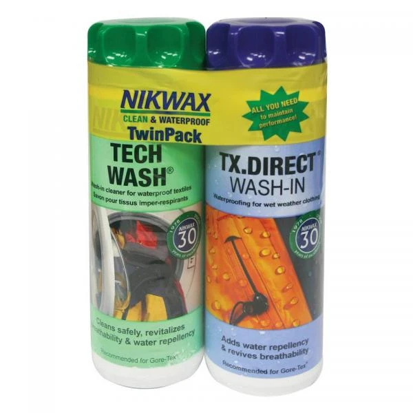 Nikwax Twin Tech Wash/Proofer 300ml Wash In 1 Nikwax Twin Tech Wash/Proofer 300ml Wash In