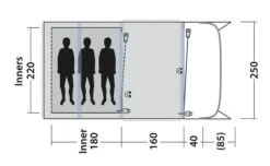 Outwell Elmdale 3PA 2023 -Outdoor Camping Equipment Store OutwellElmdale3PA2023FloorPlan