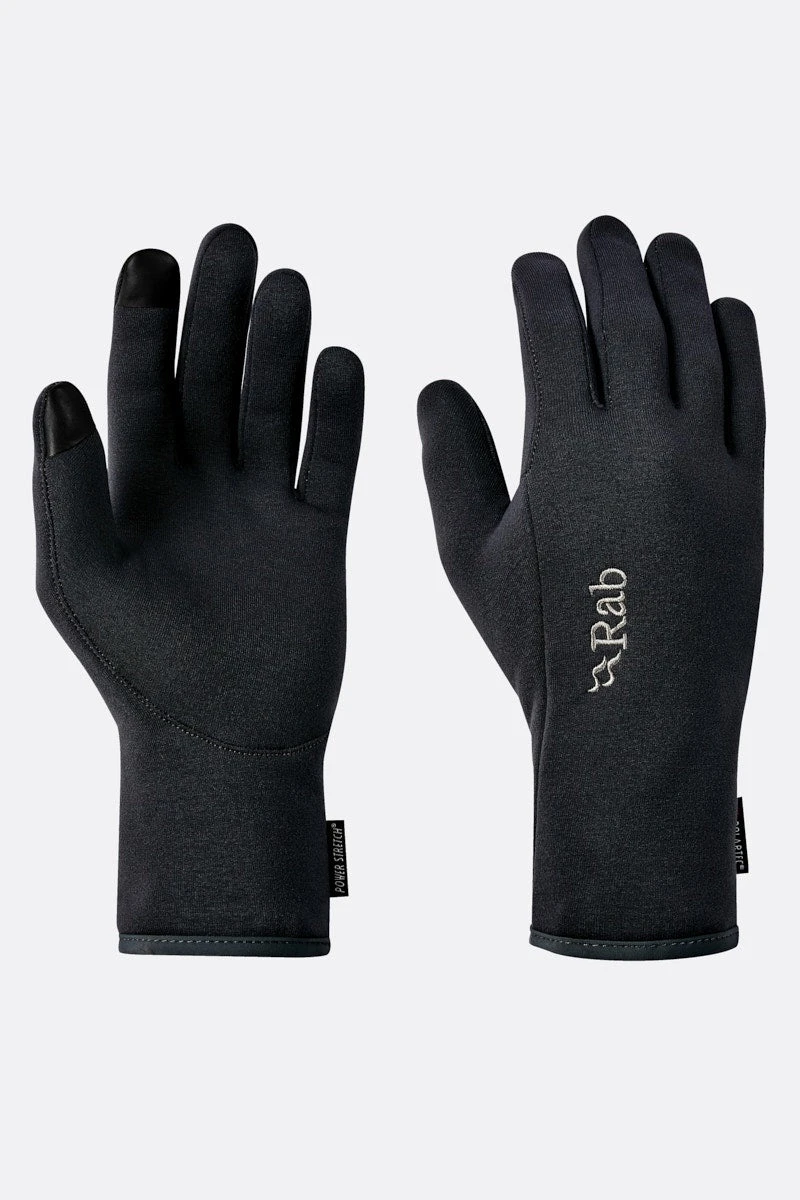 Rab Power Stretch Contact Gloves Mens Black 1 Rab Power Stretch Contact Gloves Mens Black