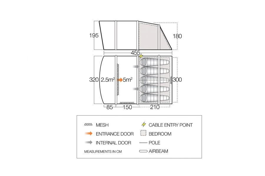 Vango Avington Flow Air 500 2023 2 Vango Avington Flow Air 500 2023 - Image 2