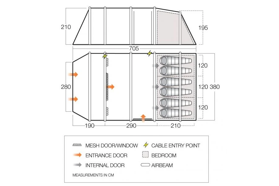 Vango Joro Air 600XL Sentinel Eco Dura Package 2023 4 Vango Joro Air 600XL Sentinel Eco Dura Package 2023 - Image 4