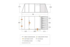 Vango Lismore Air 700DLX Package 2023 7 Vango Lismore Air 700DLX Package 2023 -Outdoor Camping Equipment Store VangoLismoreAir700DLXPackage2023FloorPlan