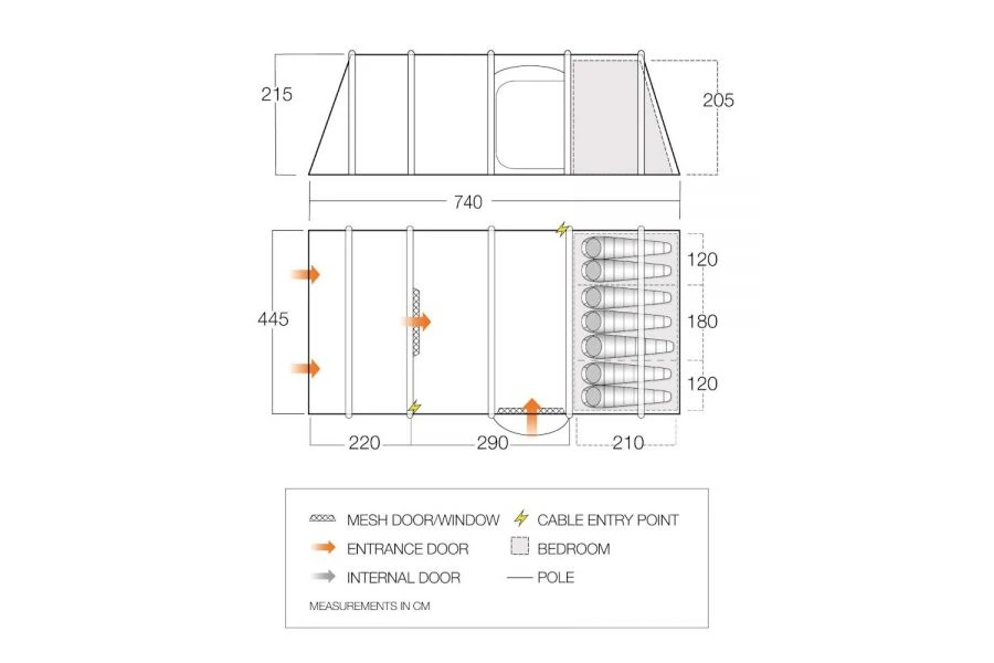 Vango Lismore Air 700DLX Package 2023 3 Vango Lismore Air 700DLX Package 2023 - Image 3