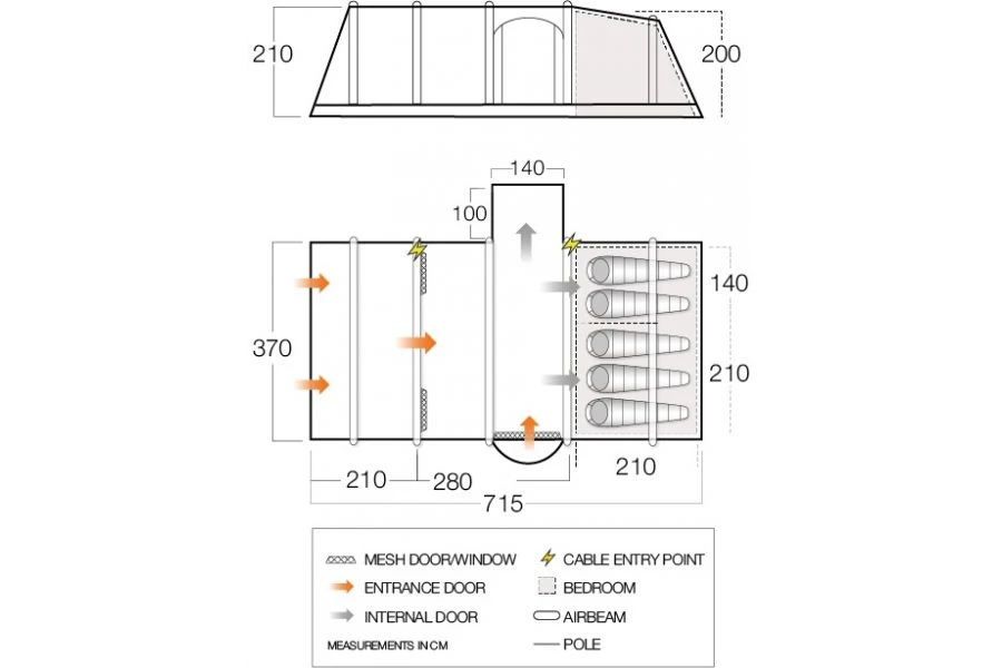 Vango Rome Air 550XL Package 2023 3 Vango Rome Air 550XL Package 2023 - Image 3