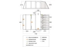 Vango Rome Air 650XL Package 2023 -Outdoor Camping Equipment Store VangoRomeAir650XLPackage2023FloorPlan