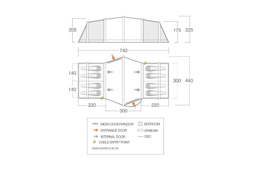 Vango Vesta Air 850XL Package 2023 3 Vango Vesta Air 850XL Package 2023 - Image 3