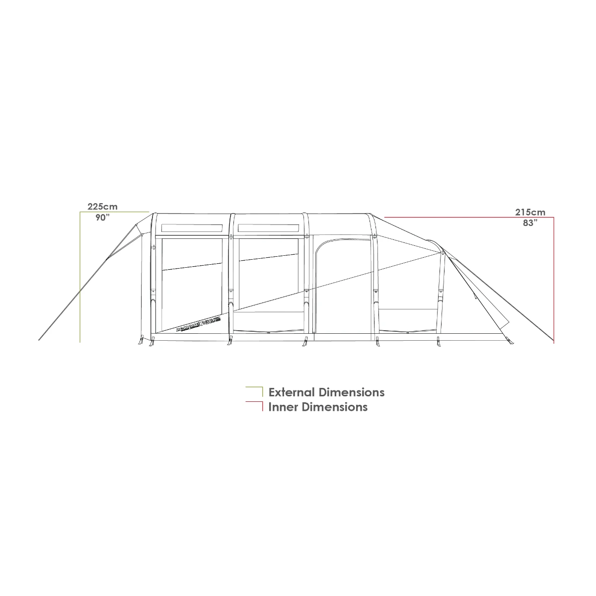 Zempire Evo TXL V2 Air Tent 2023 5 Zempire Evo TXL V2 Air Tent 2023 - Image 5